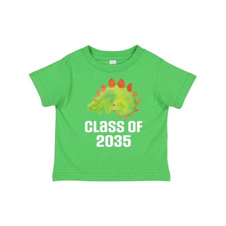 

Inktastic Class of 2035 School Dinosaur Graduation Gift Toddler Boy or Toddler Girl T-Shirt