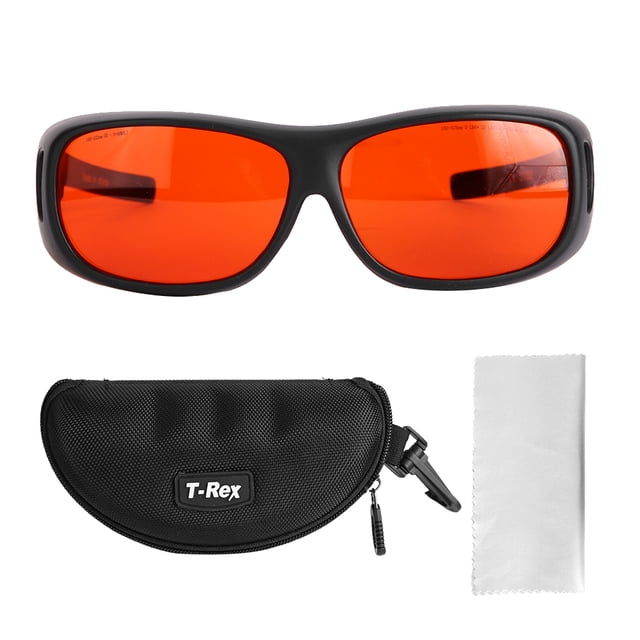 Gafas de protección láser OD5 480-580 nm, protección contra rayos, gafas de seguridad para la vista