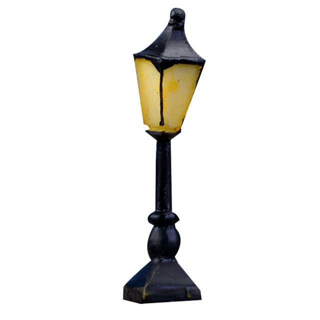 Mini Lampe de Rue Rétro Mignonne à Main Maison de Poupée vintage Lampe de Rue Peinte Maison de Poupée Miniature Ornements de Jardin
