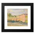 thumbnail image 2 of Henri Lebasque 14x12 Black Modern Framed Museum Art Print Titled - Barges on the Edge of the Marne (1905), 2 of 5