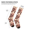 thumbnail image 2 of Compression Socks For Women And Men - Simple Cute Snake Flower Yellow Compression Socks Circulation For Workout, 2 of 2