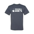 thumbnail image 2 of Mocha Joe's Coffee Stand Shop Logo | Mens Pop Culture Graphic T-Shirt, Vintage Heather Blue, Small, 2 of 4