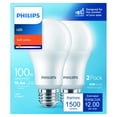 thumbnail image 3 of Philips A19 E26 (Medium) LED Bulb Soft White 100 Watt Equivalence 2 pk, 3 of 5