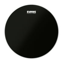 Evans Hybrid Black Marching Snare Drum Head, 13 Inch