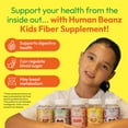 thumbnail image 6 of Human Beanz Kids Fiber Jelly Beans, Prebiotic Fiber Gummies for Children, Digestive Health Supplement, Vegetarian Gluten-Free Kosher Halal Non-GMO, 120 Lemon Gummies, 6 of 9