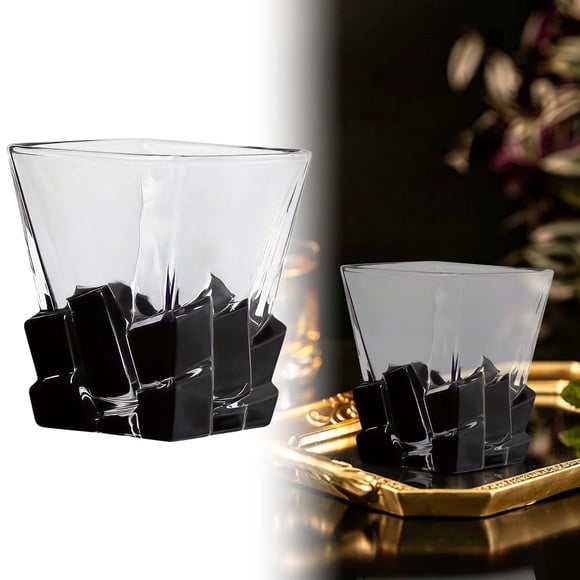 Bouteille d'Eau Gobelet Verre Bleu Sans Borosilicate Élevé Gobelet à Boire Élégant Verre à l'Ancienne pour Bière Café Idéal pour Bar à la Maison