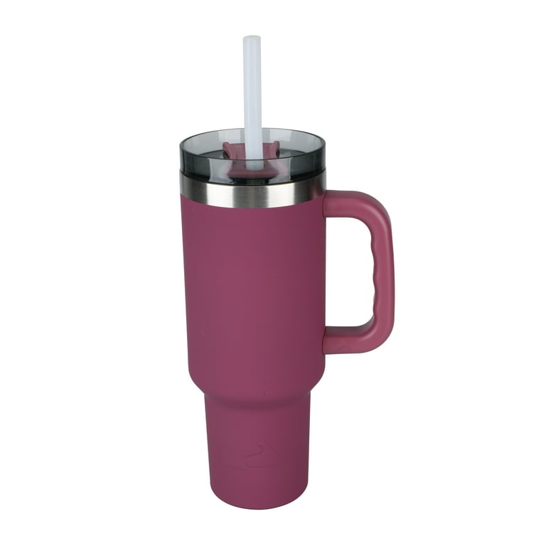 Ozark Trail Vacuum Insulated Stainless Steel Tumbler - Viva Magenta - 40 oz