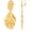 Teardrop Clips, variant on Chunky Gold Clip On Earrings for Women Trendy Hammered Clips Earrings Vintage Statement Statement Non-Pierced Earring Jewelry