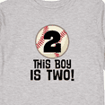 thumbnail image 4 of Inktastic 2nd Birthday Baseball Party Boys Boys Long Sleeve Toddler T-Shirt, 4 of 5