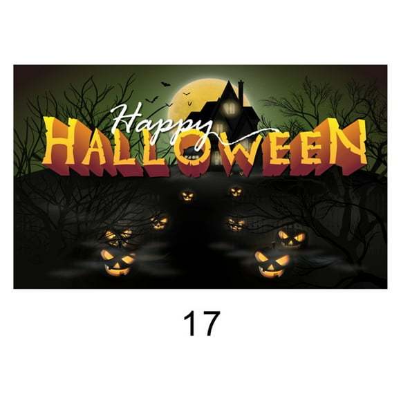 RKSTN Halloween Decorations Halloween Decoration Banner Party Background Halloween Background Halloween Decor