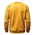 thumbnail image 4 of Havenx Halloween Shirts for Men Pumpkin Print Shirt Long Sleeve Crew Neck Tshirts Fashion Funny Spooky Scary Lightweight Top,Yellow XL, 4 of 5