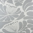 thumbnail image 4 of Northlight 4' x 6' Gray and Off White Floral Rectangular Outdoor Area Rug, 4 of 4