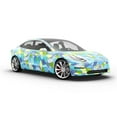 thumbnail image 6 of Rwraps Blue Mosaic Independent Studies Matte Vinyl Film Wrap 59in x 11ft Vinyl Vehicle Car Film, 6 of 9