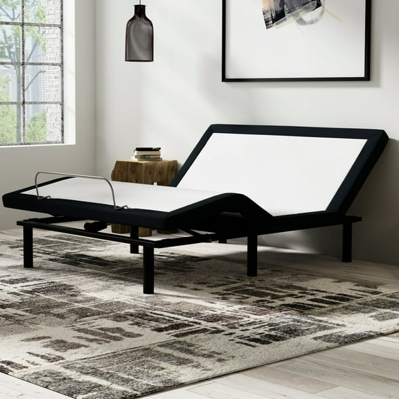 Queen-size Adjustable Bed Base With Led Night & Massages Queen , Massage, And Cozy