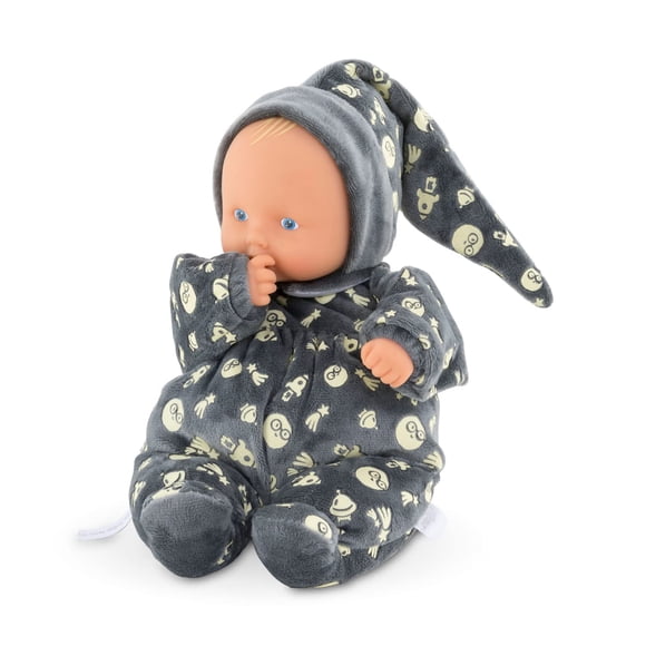 Muñeca bebé Corolle Mon Doudou Babipouce que brilla en la oscuridad: muñeca extra suave y tierna de 11 pulgadas con aroma a vainilla, lavable, a partir de 0 meses