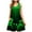 Green4, variant on Puyaiuu New Formal Dresses for Women St. Patrick's Day Women's Casual Plus-Size Sleeveless Crew Neck Short Dress Sundresses for Women 2025
