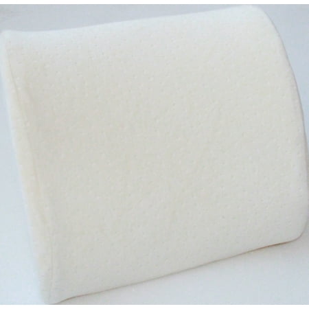 Ultra Soft LUMBAR MEMORY FOAM SUPPORT BACK CUSHION, Helps to Relieve Lower Back (Best Way To Help Lower Back Pain)