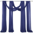 thumbnail image 1 of Bufanda De Cortina De Voile, Cortina Transparente Para Ventanas, Cenefa Decorativa, Fondo Para Fotografía, Cortina Para Arco De Boda, Decoración Para Fiestas, Cortinas Ajustables, 1 of 9