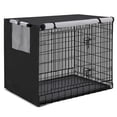 thumbnail image 3 of Gostoto Dog Crate Cover Durable Polyester Pet Kennel Cover Universal Fit for 24-48 inches Wire Dog Crate, 3 of 8