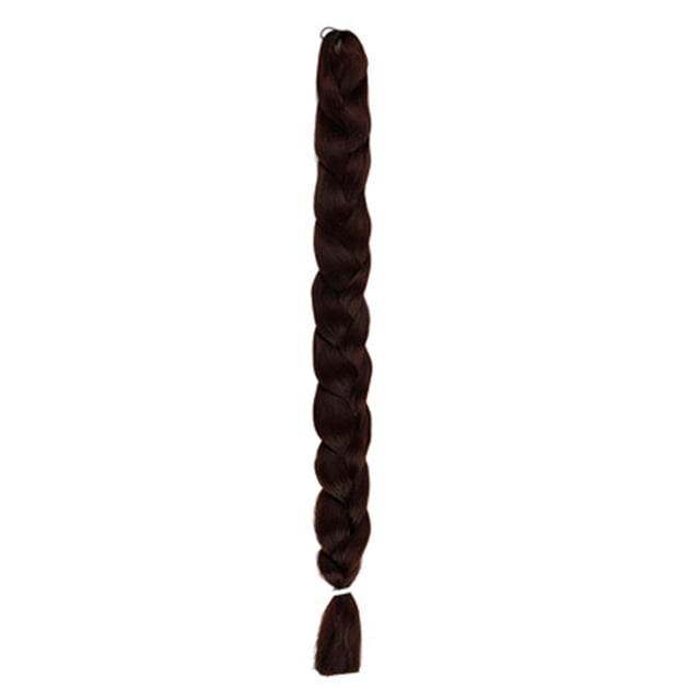 Baohd 41inch Women Long Braiding Hair Synthetic High Temperature Fiber Pure Color Braid Hair Extensions