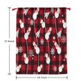 thumbnail image 6 of Christmas Bags Drawstring,Red Christmas Snowman Pattern Large Xmas Christmas Gift Bags,Reusable for Xmas and New Year Party Favors and Supplies,27.6" X 19.7", 6 of 6