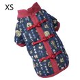 thumbnail image 2 of Ropa para perros Ropa para mascotas Brillante en color Traje Tang Chino Estilo de Año Nuevo Chino Múltiples estilos con estilo Pomerania Maltés Schnauzer Dark Blue XS seitruly PT000712-11, 2 of 7