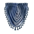 thumbnail image 2 of Achim Ombre Polyester Light Filtering Waterfall Valance, Blue, 46" x 42", 2 of 4