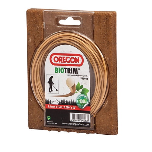 Oregon 559047 Gauge BioTrim Biodegradable Nylon Trimmer Line .095