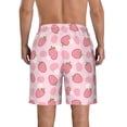 thumbnail image 3 of Kdxio Strawberries Pattern Mens Casual Shorts - Drawstring Summer Beach Sports Shorts for Men, 3 of 9