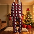 thumbnail image 2 of successthop Cute Christmas Pajamas for Women Santa Long Sleeve Crewneck Pullover Sleepwear and Pj Pant Xmas Nightwear S, 2 of 6
