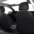 thumbnail image 4 of PU Leather Car Seat Covers 5 Seats 9Pcs Black Waterproof Four Seasons Universal Luxury Pad for Auto Truck Van SUV, 4 of 5