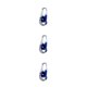 thumbnail image 3 of Bearachild LLavero de coche para hombre, soporte para Llavero, organizador de Metal, diseño de anillo doble, hebilla, llavero de moda, accesorios Azul 3piezas, 3 of 6