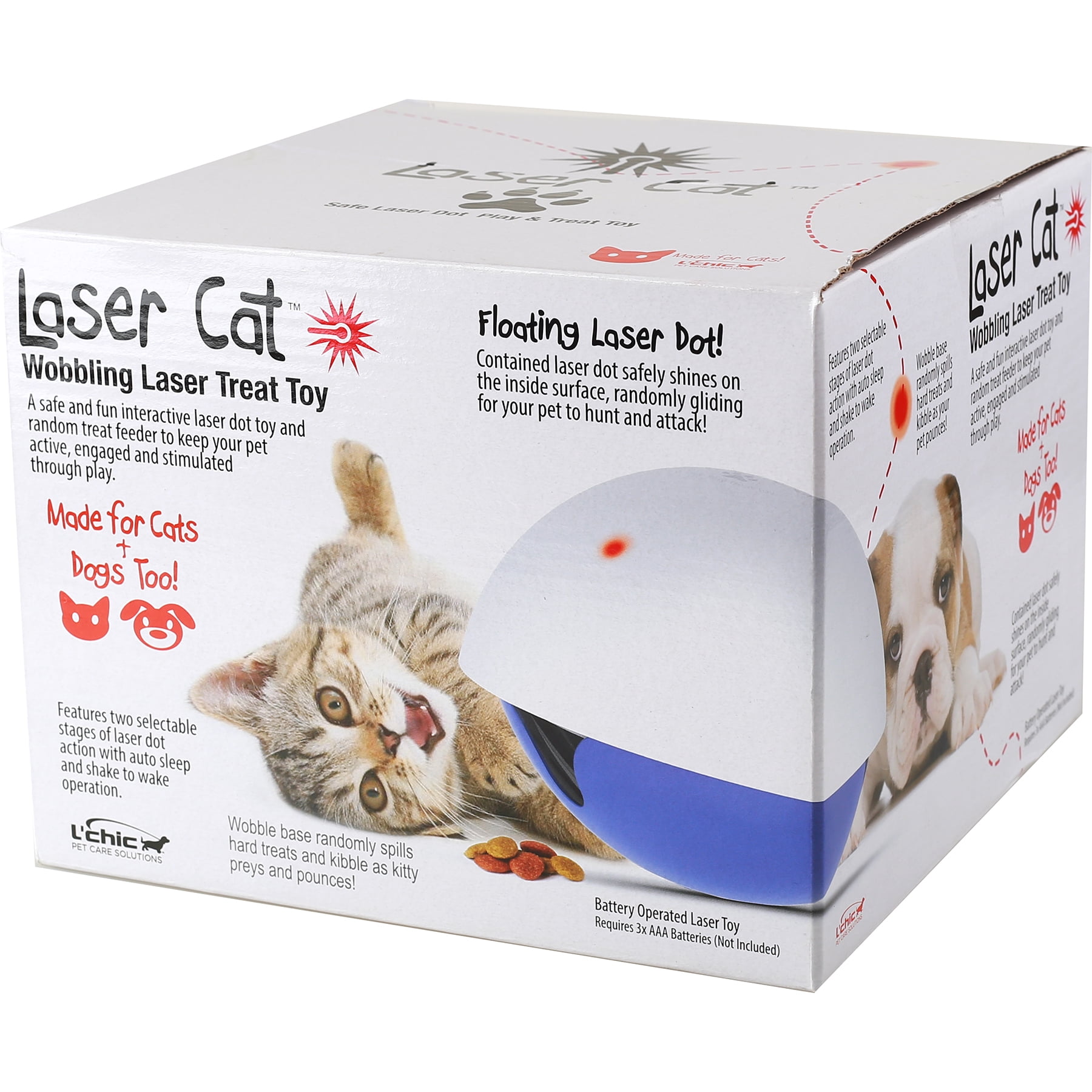 Laser Cat Wobbling Laser Treat Toy for Cats Walmart