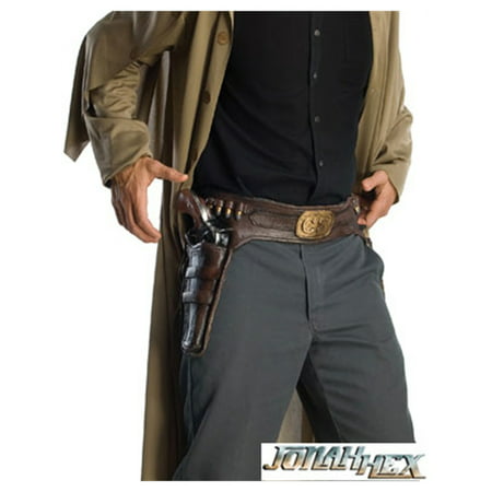 Adult's Jonah Cowboy Molded Costume Holster Gun Belt