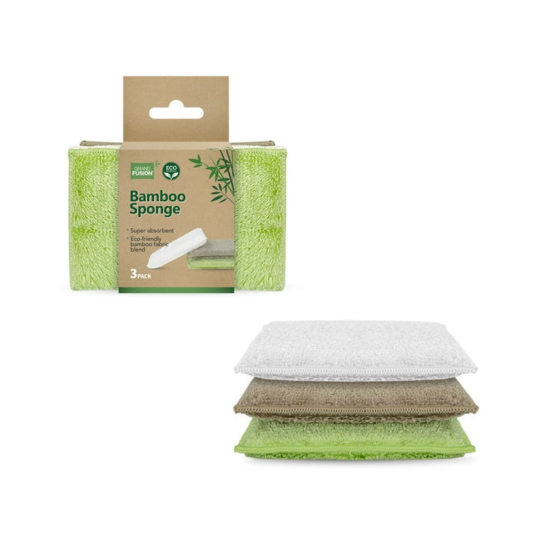 Grand Fusion Biodegradable Sponge Cloth Set of 2 (6 Pack)