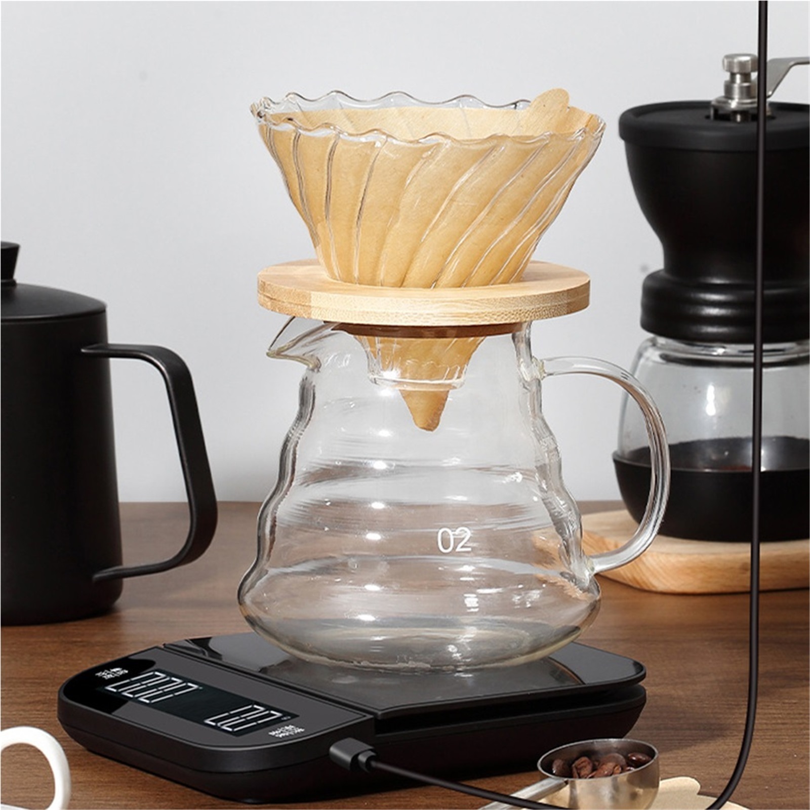 3KG/0.1g Coffee Scale, Digital Scale,Home Electronic Scales Kitchen Scale ,Easy to Operate