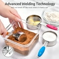 thumbnail image 6 of U-Taste 18/8 Stainless Steel Measuring Cups and Spoons Set: 12-Pcs Metal Stacking Measure Set for Baking Cooking with Strengthened Welds (Multicolor), 6 of 11