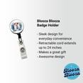 thumbnail image 2 of Penguins In Love Hearts Valentine's Day Retractable Reel ID Badge Key Card Name Tag Holder with Clip, 2 of 7