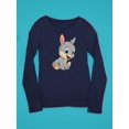 thumbnail image 3 of Little Funny Bunny Long Sleeve Toddler -Image by Shutterstock,  2 Toddler, 3 of 4