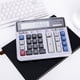 thumbnail image 1 of Calculadora Electrónica, Teclas Grandes Respuesta Rápida Calculadora De 12 Dígitos Con Energía Solar Varias Funciones Para Contabilidad, 1 of 7