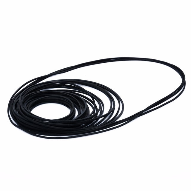 1 Set Small Fine Pulley Pully Belt Black Rubber Engine Drive Belts For DIY Toy Module Car Power Transmission Parts ,Easy Installation