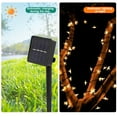 thumbnail image 7 of Solar Flower String Lights, 20 LED Outdoor Waterproof Fairy Lights for Garden Fence Patio Yard Christmas Tree Home Wedding Party Decoration, Solar Powered, 7 of 7