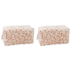 thumbnail image 1 of Bolsa de maquillaje floral acolchada bolsa de maquillaje de viaje para mujeres blanco, 1 of 2