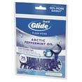 OralB Glide Peppermint Dental Floss Picks with Arctic Peppermint Oil