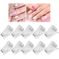 thumbnail image 2 of Nail Tips-10Pcs Nail Tips Clip Clips De Gel De Polietileno Clips De Molde De Construcción Rápida Clavo Nail Tips For Set Clips De U?as Transparentes Accesorios De Gel De U?as EOTVIA No, 2 of 6