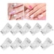 thumbnail image 2 of 10 piezas Clips de puntas de uñas Ecomeon Accesorios de gel de uñas transparente, 2 of 6