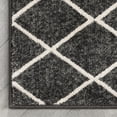 thumbnail image 4 of Well Woven Baldwin Aiden Modern Moroccan Dark Grey Soft 6'7" x 9'3" Area Rug, 4 of 7