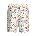 thumbnail image 2 of Lsque Geometric Retro Mens Sleep Pajama Shorts,Short Pajama Pants, Cotton Ultra-Soft Knit-X-Large, 2 of 9