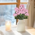 thumbnail image 7 of Artificial Geranium Plant, Binkne Realistic Silk Flowers for Outside Uv Resistant Faux Geraniums Flowers for Indoor Outdoor Home Garden Decoration, 7 of 7