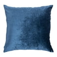 thumbnail image 2 of SAFAVIEH Kelsa 18" x 18" Metallic Plush Pillow, Blue, 2 of 5